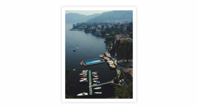 Slim Aarons Hotel on Lake Como – print Product Image