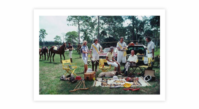 Slim Aarons Polo Party – print Product Image
