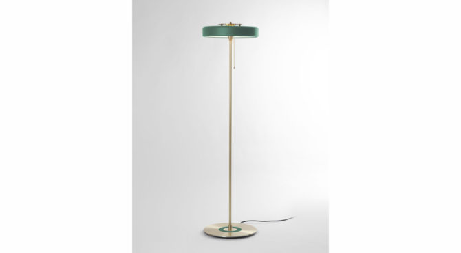 Revolve Stem – Floor Lamp / Green Product Image