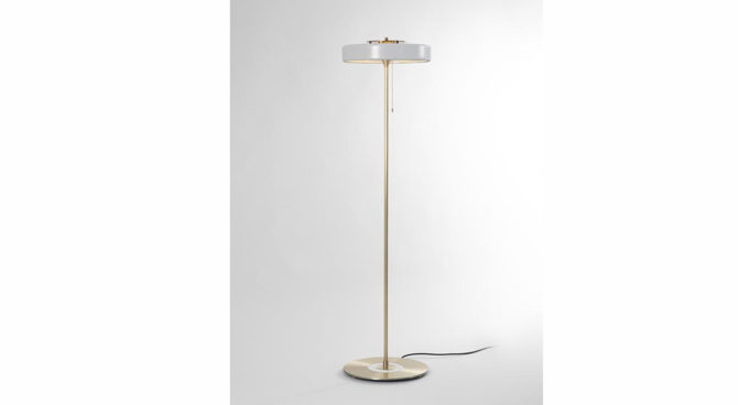 Revolve Stem – Floor Lamp / White Product Image
