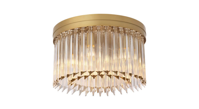 Evina Ceiling Lamp – Antique Brass Product Image
