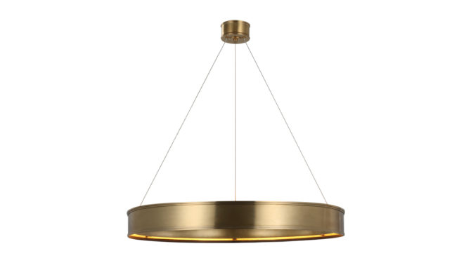 Connery 40″ Ring Chandelier – Brass Product Image