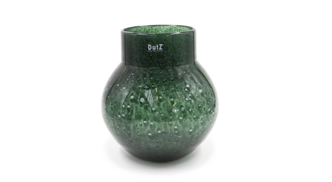 Breb Vase / dark green / bubbles – 24cm Product Image