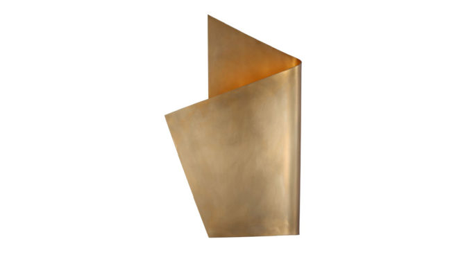 Piel Left Wrapped Sconce – Brass Product Image