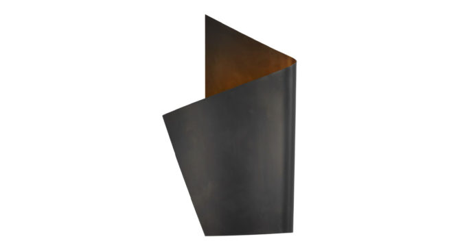 Piel Left Wrapped Sconce – Bronze Product Image