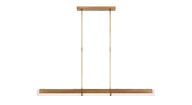 Precision Large Linear Chandelier – Brass Product Image