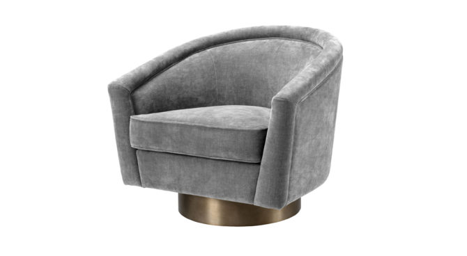 Catene Swivel Chair – grey Product Image