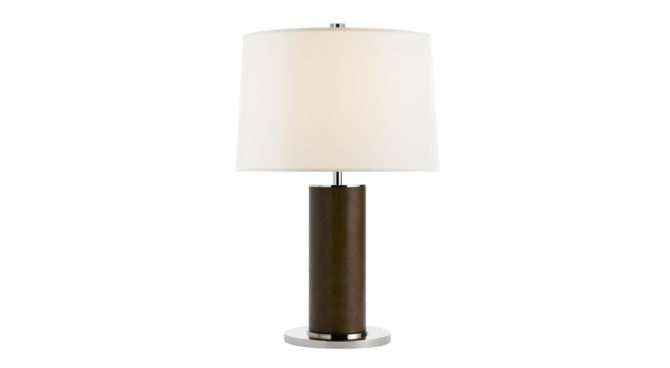 Beckford Leather Table Lamp – Chocolate Product Image