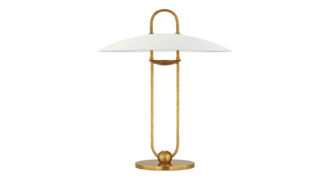 Cara Sculpted Table Lamp – Brass Product Image