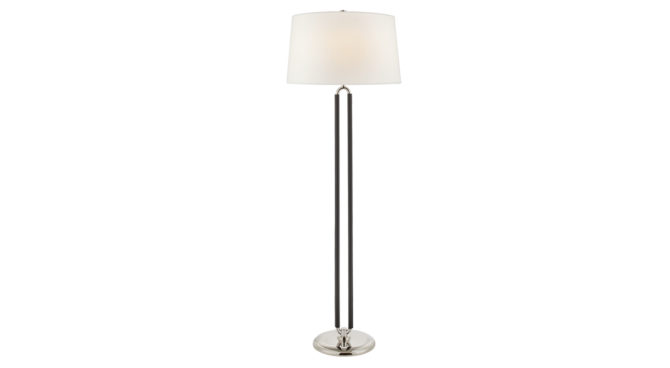 Cody Large Floor Lamp – Nickel Product Image