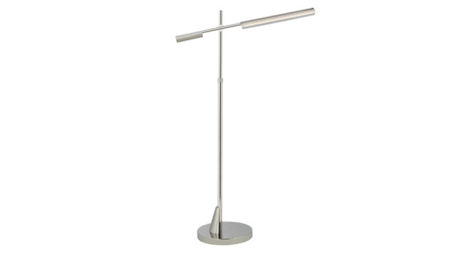 Daley Adjustable Floor Lamp – Nickel Product Image