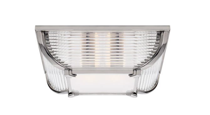 Perry Large Flush Mount – NIckel Product Image