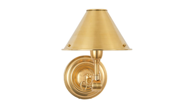 Anette Single Sconce – Brass Product Image