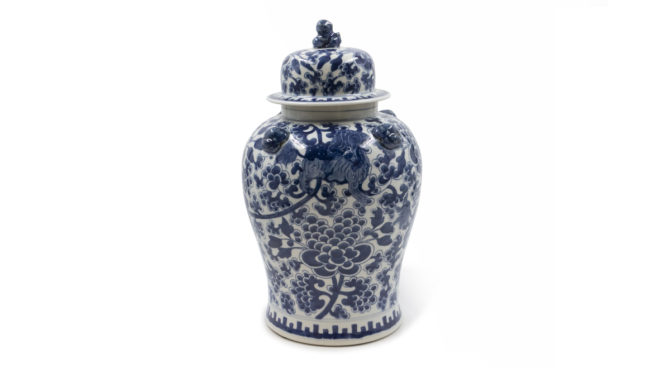 FLOWER GINGER JAR 39 – BLUE/WHITE Product Image