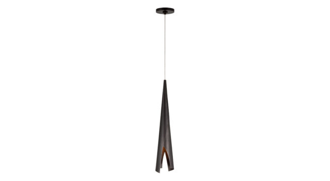 Piel Small Wrapped Pendant – Bronze Product Image
