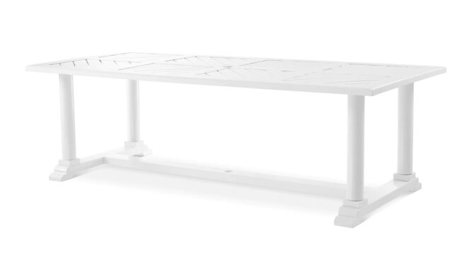 Bell Rive Dining Table – White Product Image