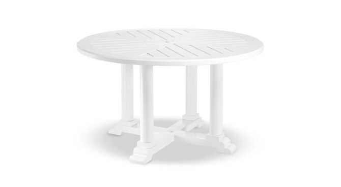 Bell Rive Round Dining Table / small – white Product Image