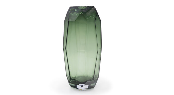 Radiant Vase Polished Emerald – Tall Product Image